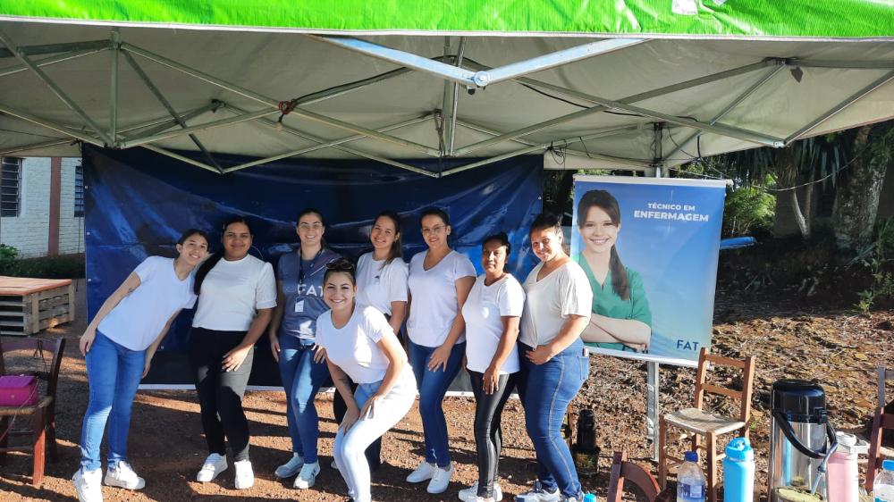 Ação Solidária do Curso Técnico em Enfermagem Apoia Peregrinos de Nossa Senhora Consoladora