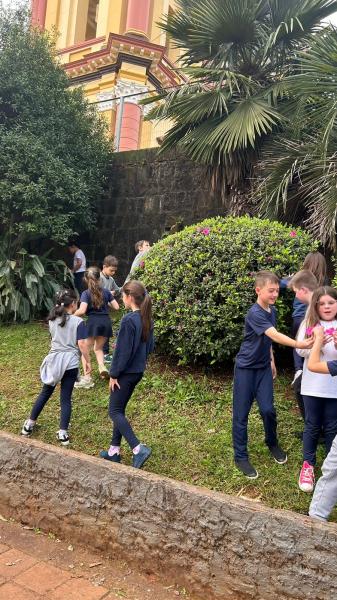 Alunos do 3º Ano A exploram a natureza através da arte