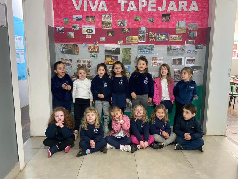 Alunos do Pré desenvolvem Projeto Cultural em Homenagem ao Aniversário de Tapejara