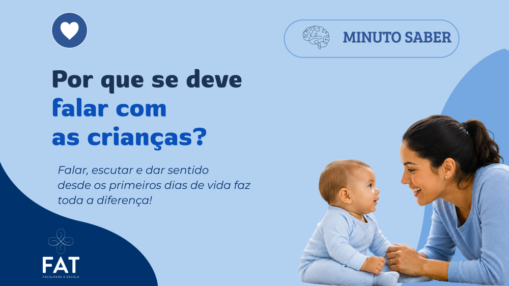 Por que se deve falar com  as crianças?